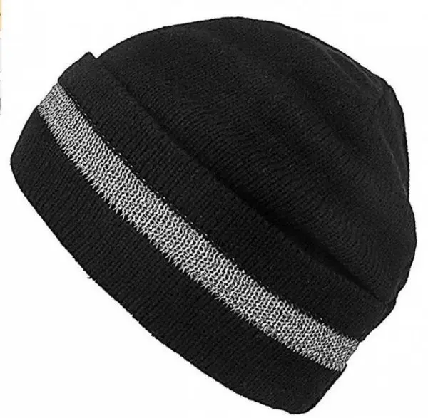 High Elasticity Reflective Knit Cap, Ideal for Winter, Outdoor, and Sports